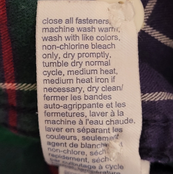 Tommy Hilfiger Men's Size Large Plaid Long Sleeve Button Up Shirt - Picture 5 of 8